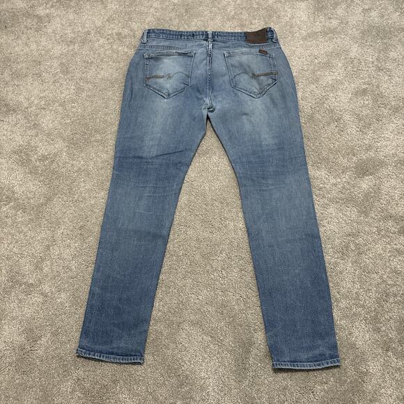 Vintage y2k Versace Super Skinny Jeans 38x32 - Picture 4 of 7